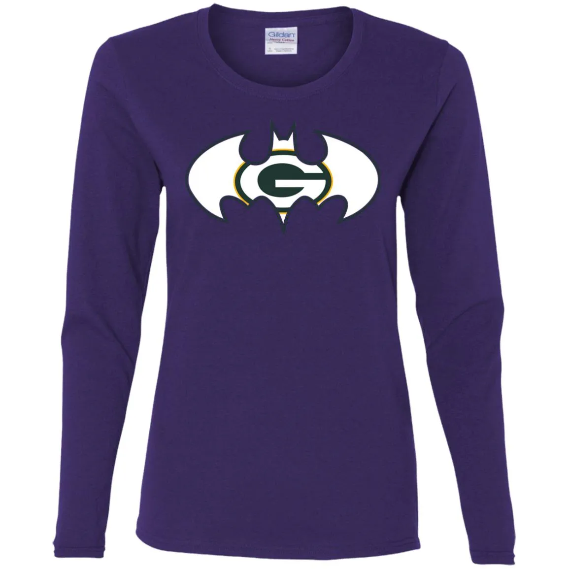 We Are The Green Bay Packers Batman Nfl Mashup Women Long Sleeve Shirt