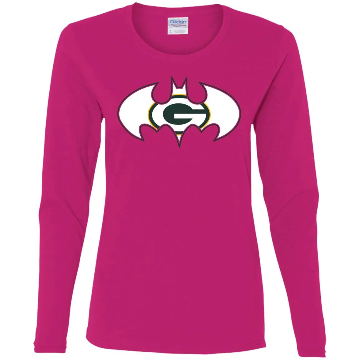 We Are The Green Bay Packers Batman Nfl Mashup Women Long Sleeve Shirt