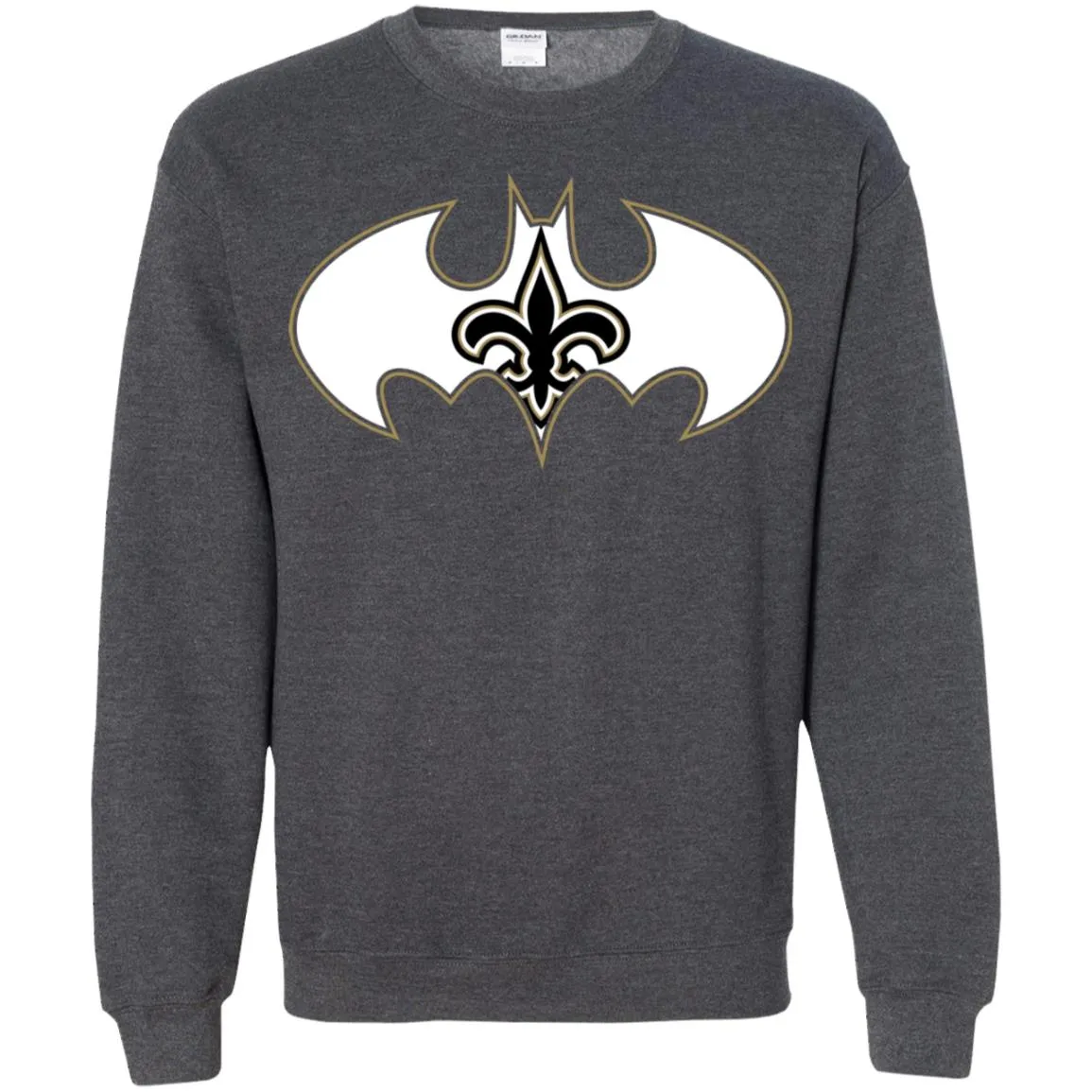 We Are The New Orleans Saints Batman Nfl Mashup Crewneck Pullover Sweatshirt