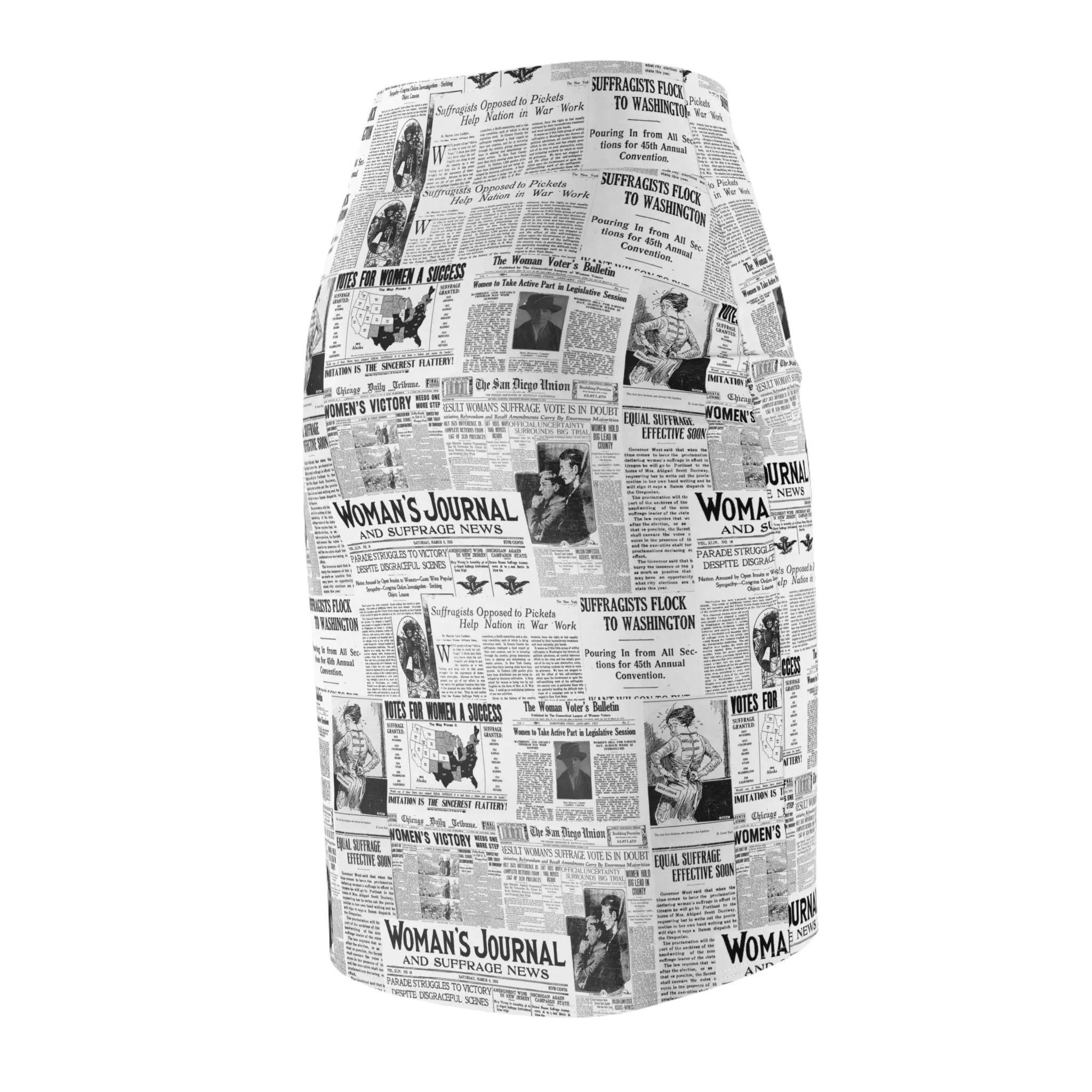 Women's Suffrage Commemorative Women's Pencil Skirt