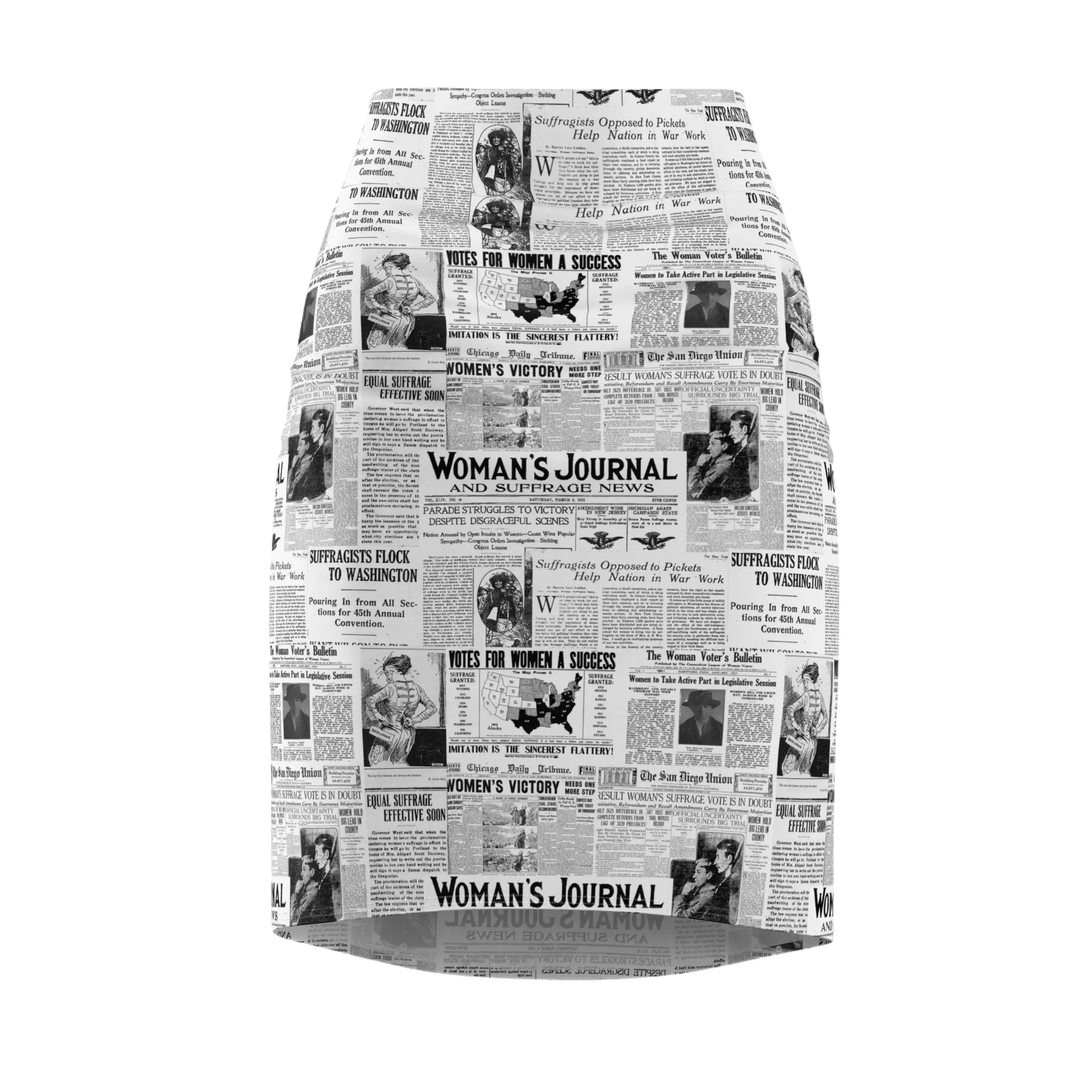 Women's Suffrage Commemorative Women's Pencil Skirt