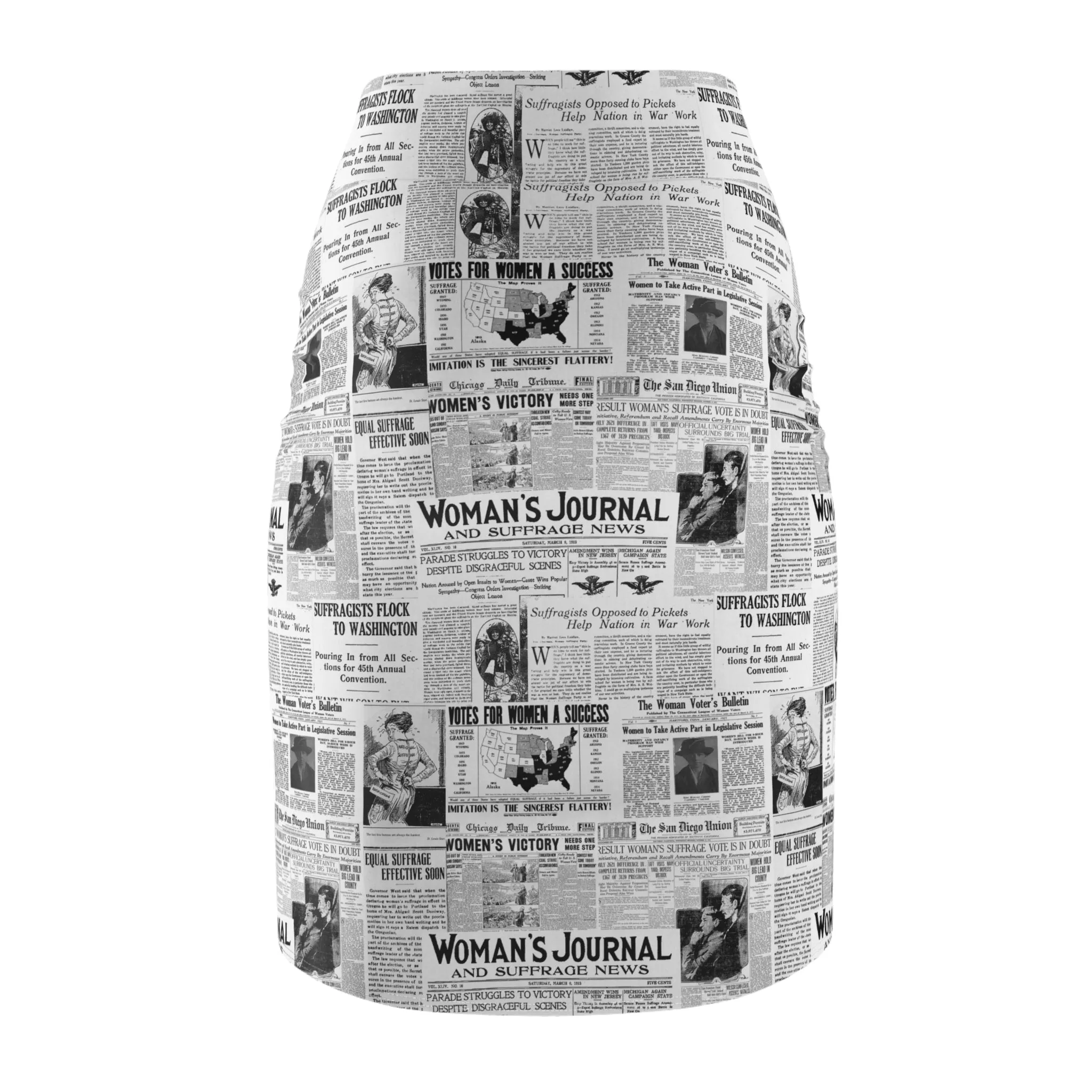 Women's Suffrage Commemorative Women's Pencil Skirt