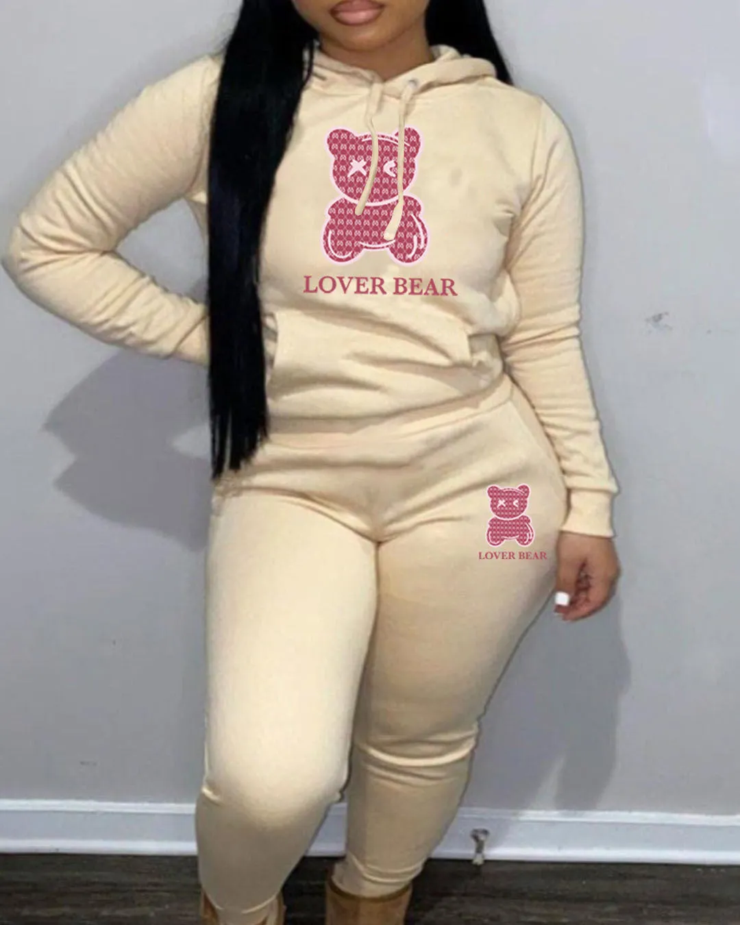 Women's Suit Hooded Sweatshirt And Sweatpants