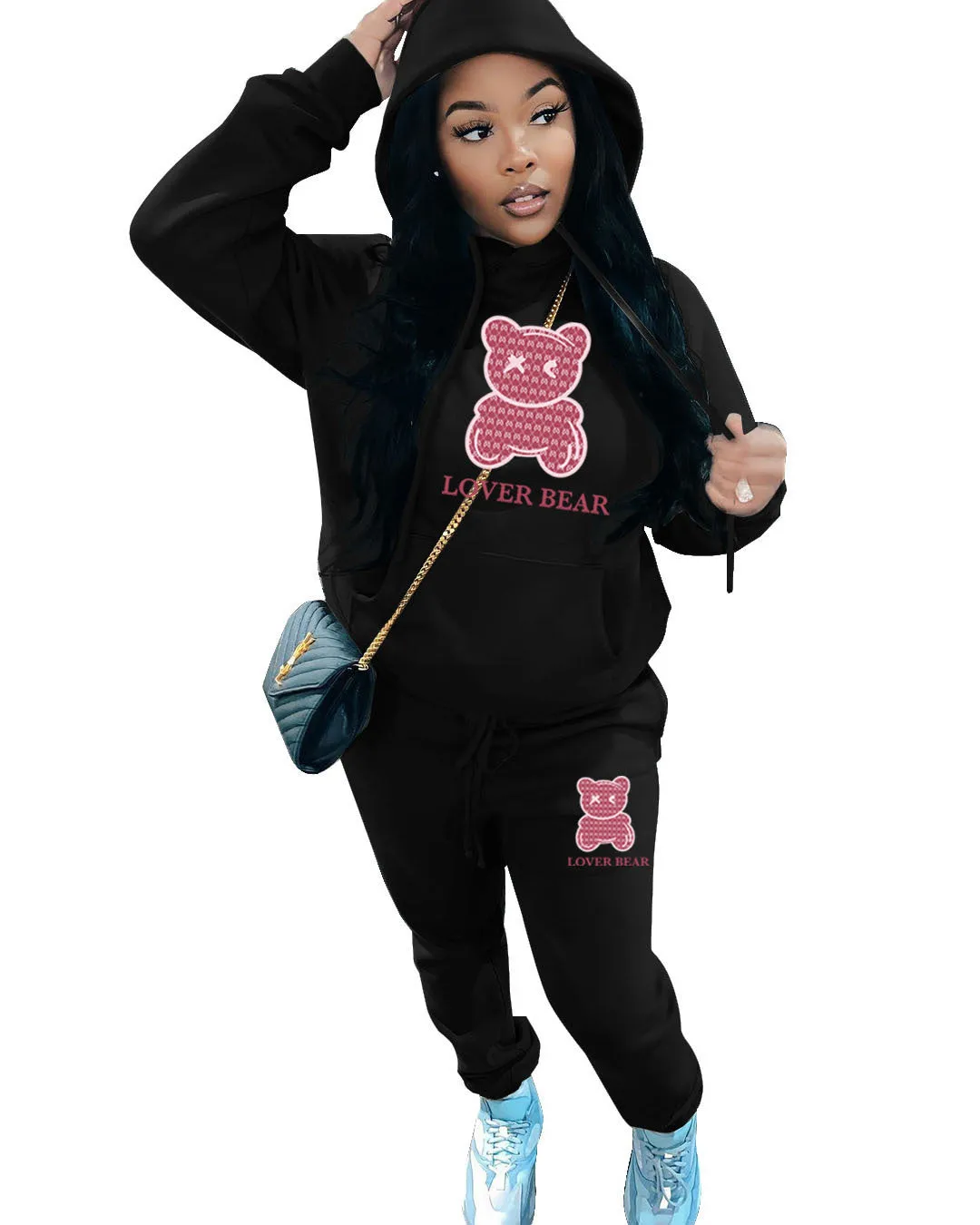 Women's Suit Hooded Sweatshirt And Sweatpants