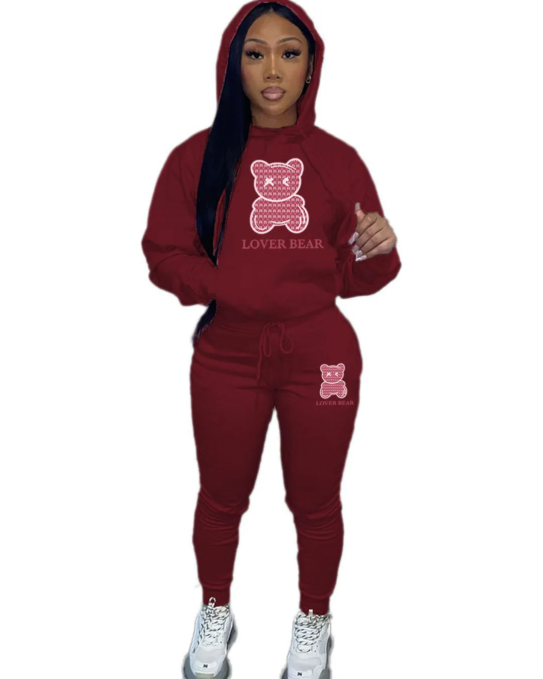 Women's Suit Hooded Sweatshirt And Sweatpants