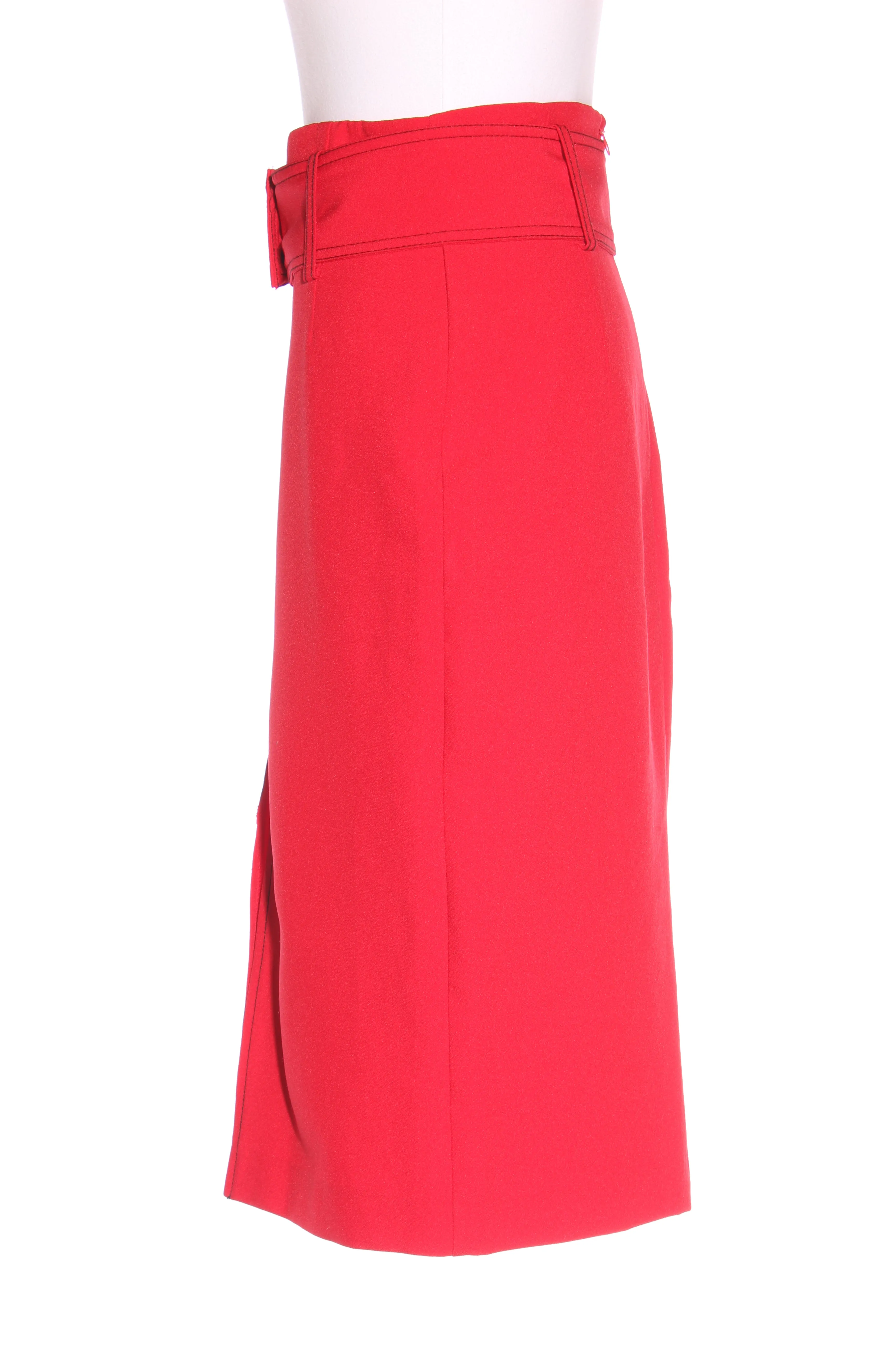 ZARA - Red woven pencil skirt! 10